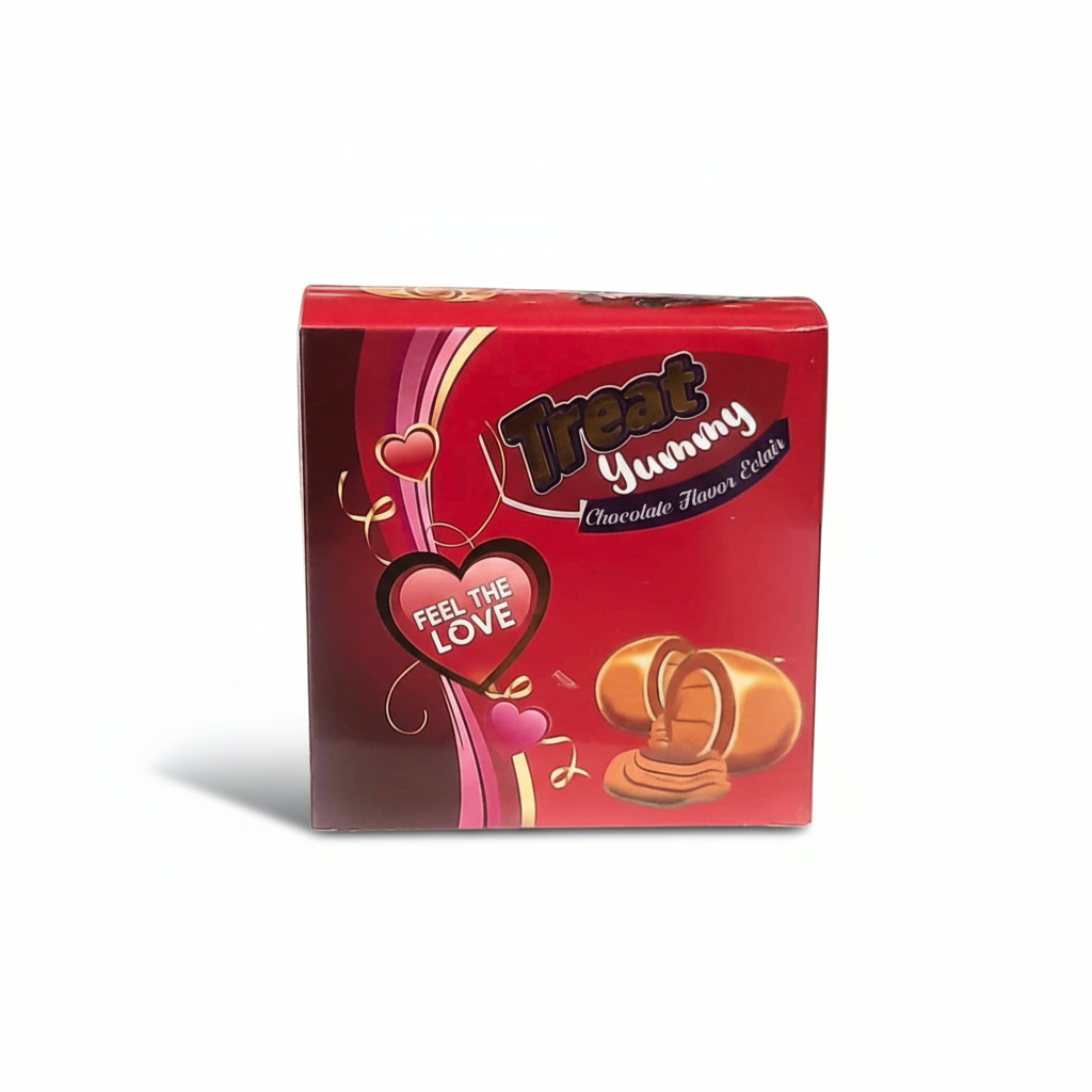 Pran Treat Feel Love Yummy Chocolate Flavor Eclair Box 65g