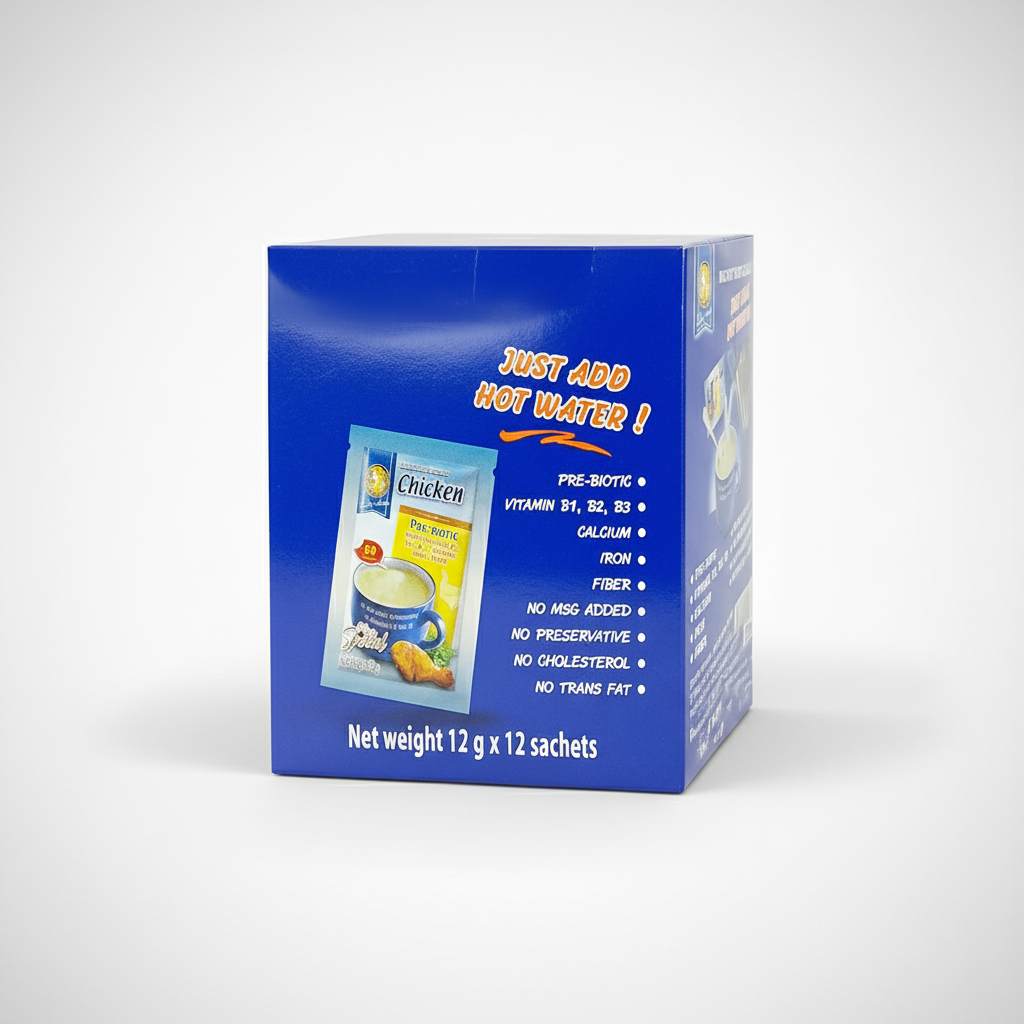 Lady Anna Instant Soup Cream Of Chicken 12g - 12pcs Sachets