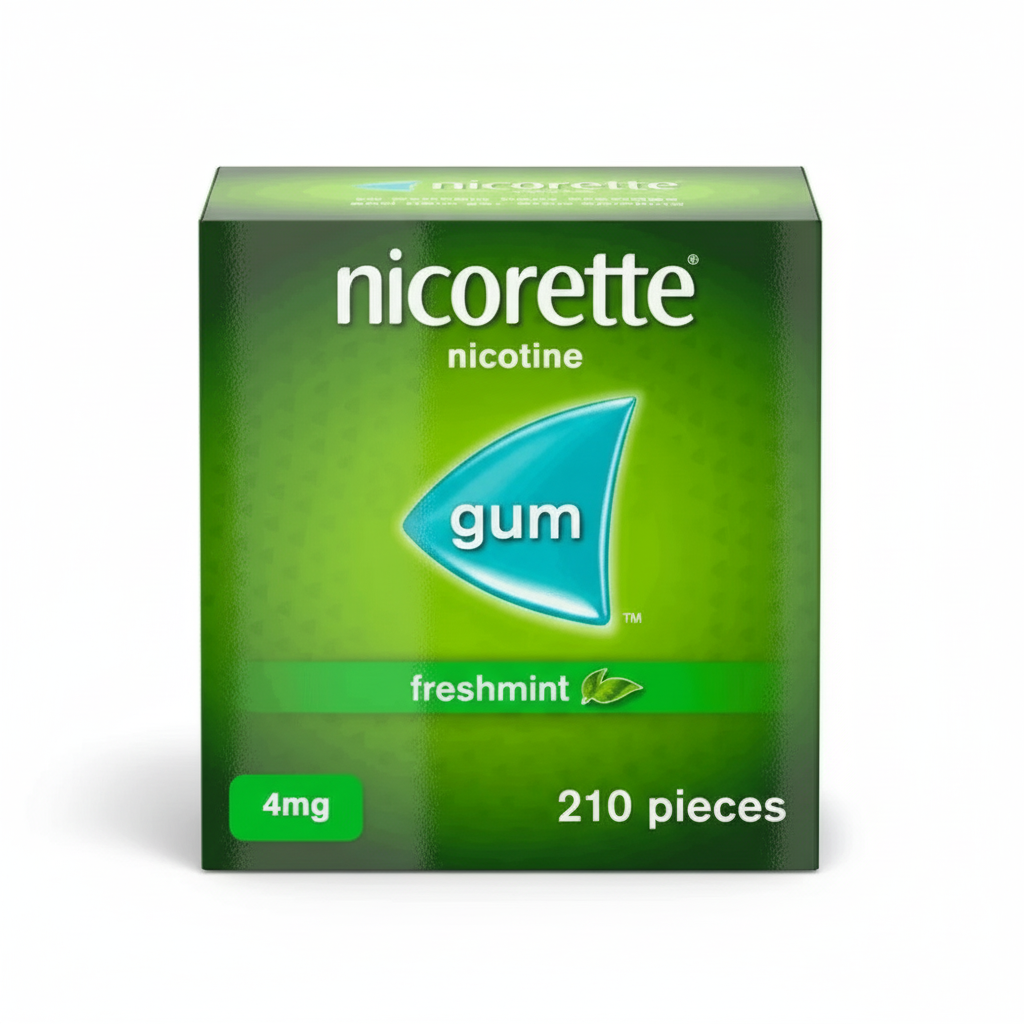 Nicorette Freshmint Gum Nicotine 4mg 210 Tablets