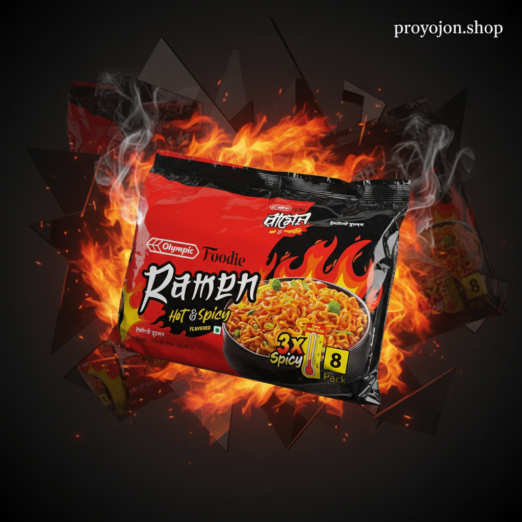 Olympic Super Hot and Spicy Ramen Noodles 496gm