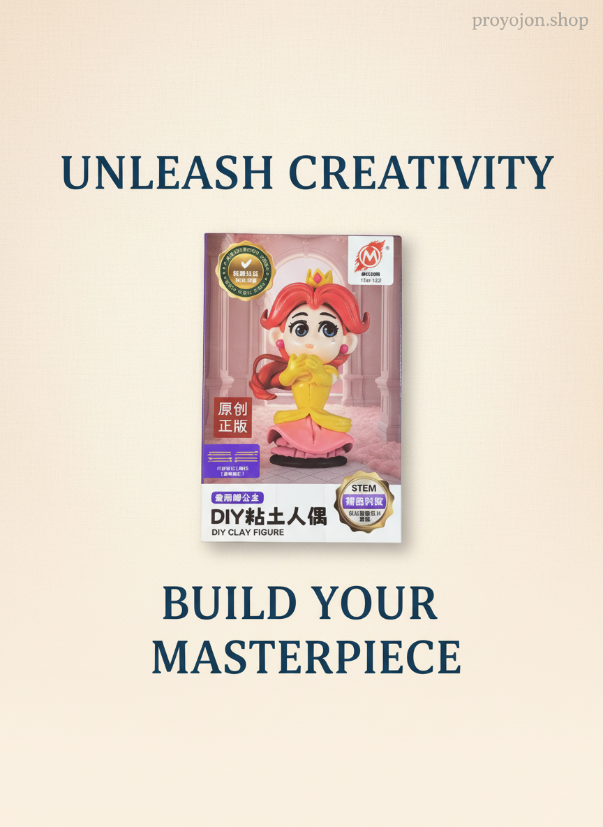DIY Princess Clay Figure
