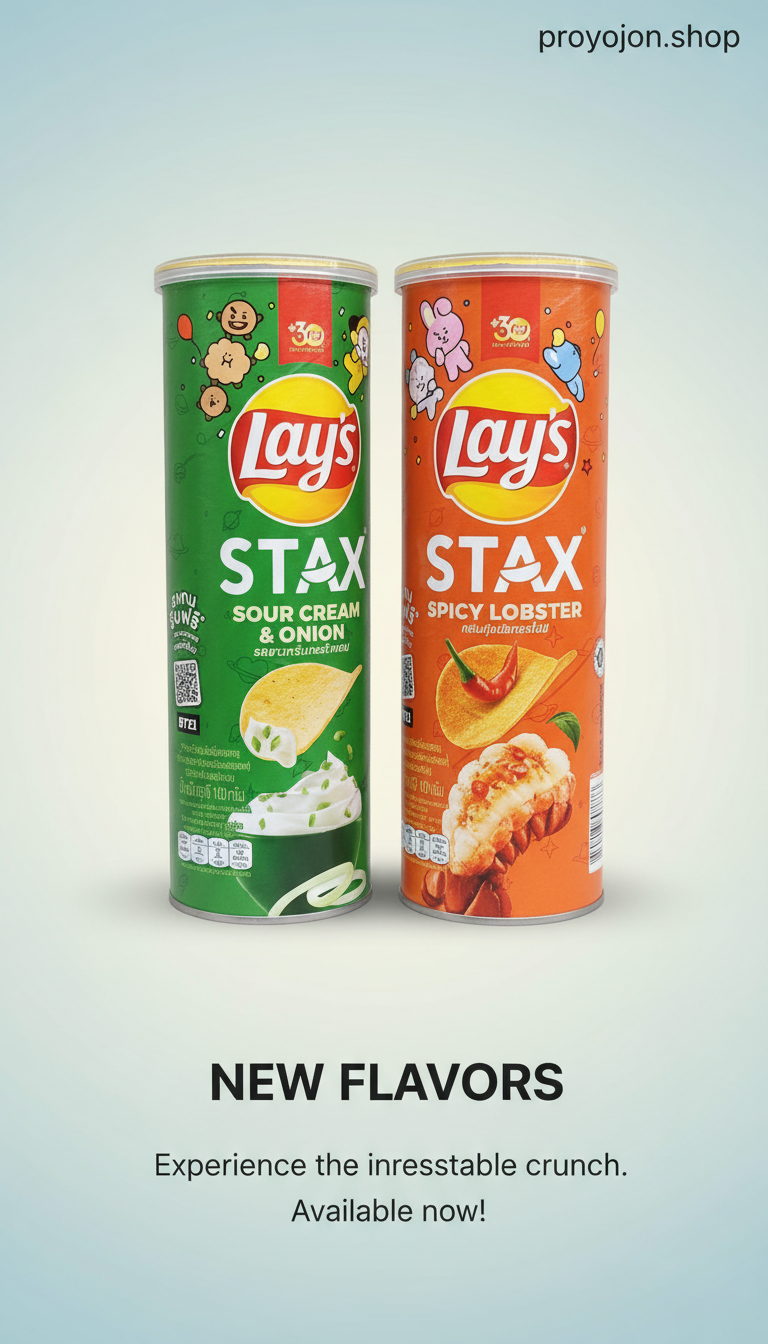 Lay's STAX Spicy Lobster
