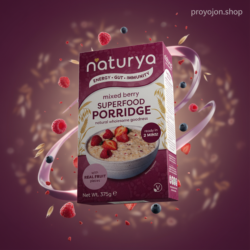 Naturya Mixed Berry Superfood Porridge 375g