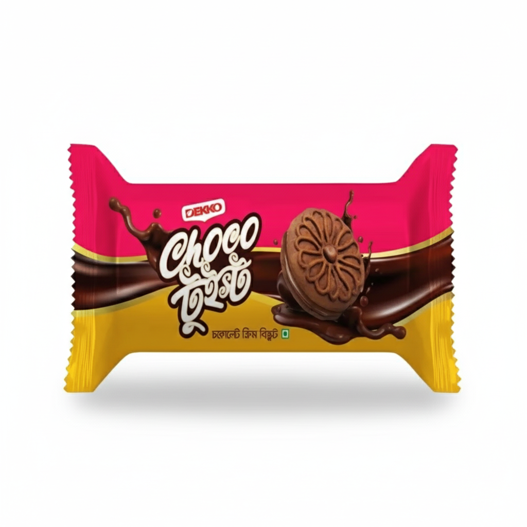 Dekko Choco Twist Chocolate Cream Biscuit 35g