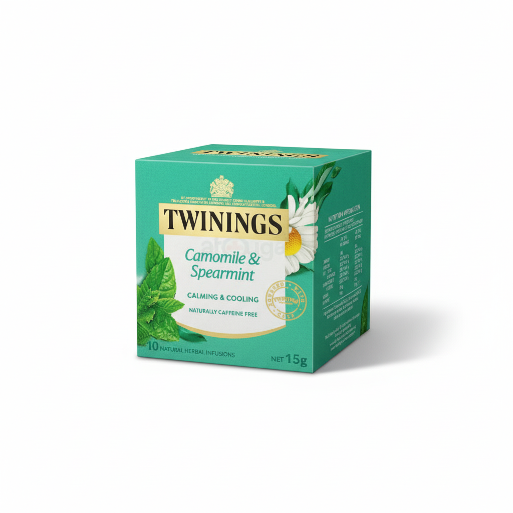 Twinings of London Camomile & Spearmint Calming & Cooling Tea 10's Bags Pack - 15g