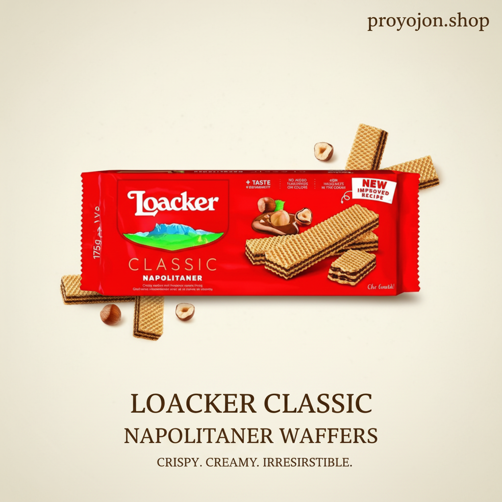 Loacker Classic Napolitaner Crispy Wafers 175Gm