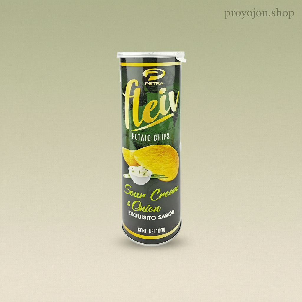 Petra Fleiv Sour Cream & Onion Potato Chips 100g