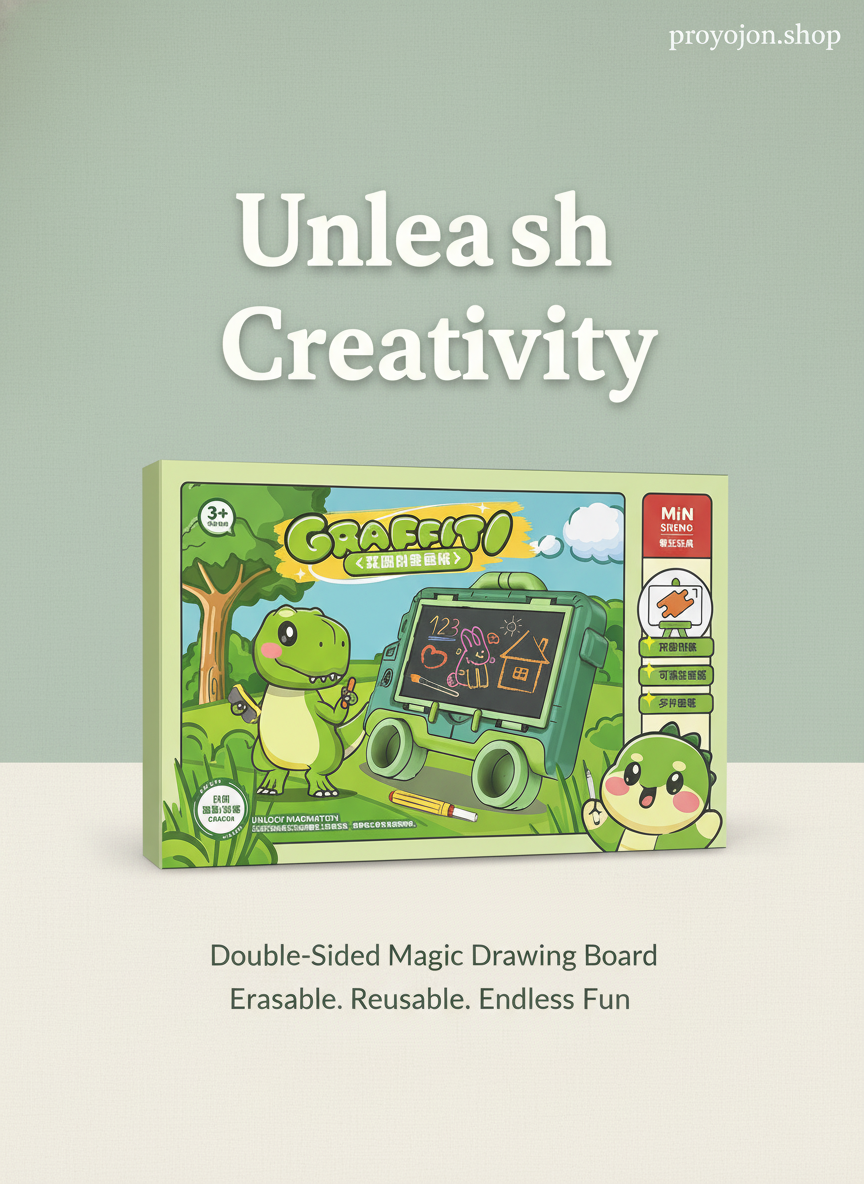 Kids Dual-Sided Art Easel