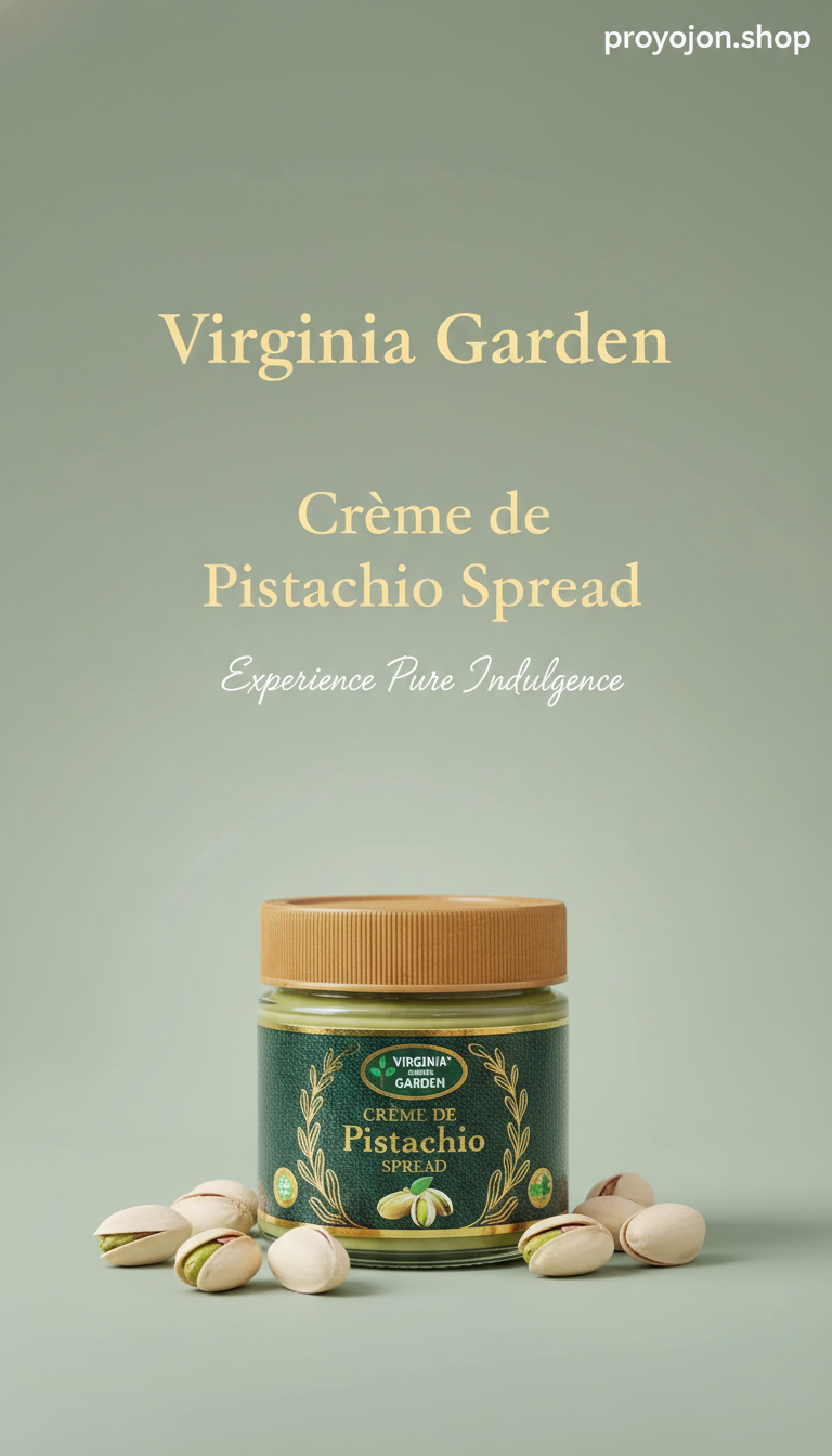 Gourmet Pistachio Crème Spread