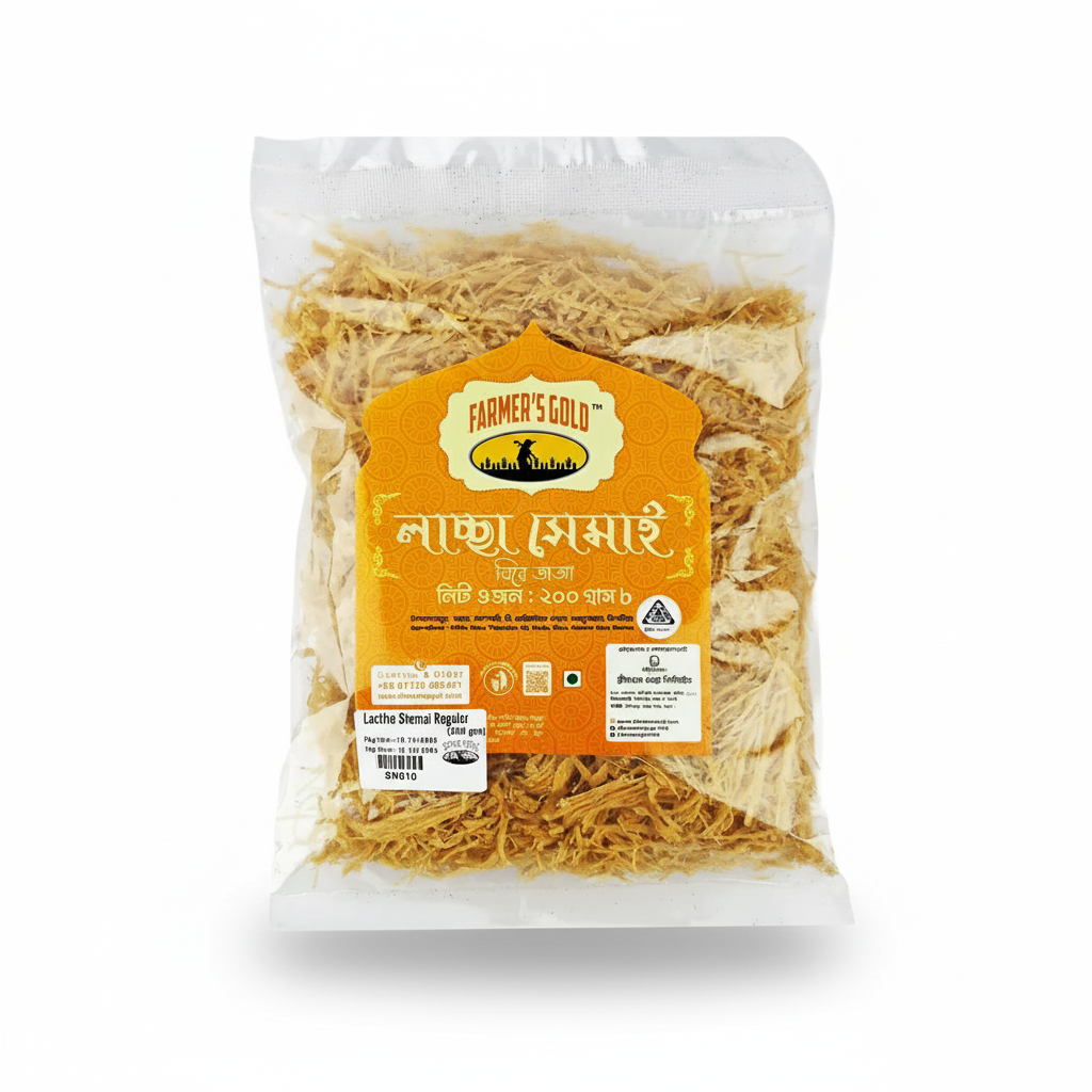 Farmer's Gold Laccha Semai (ঘিয়ে ভাজা লাচ্ছা সেমাই) - 200g