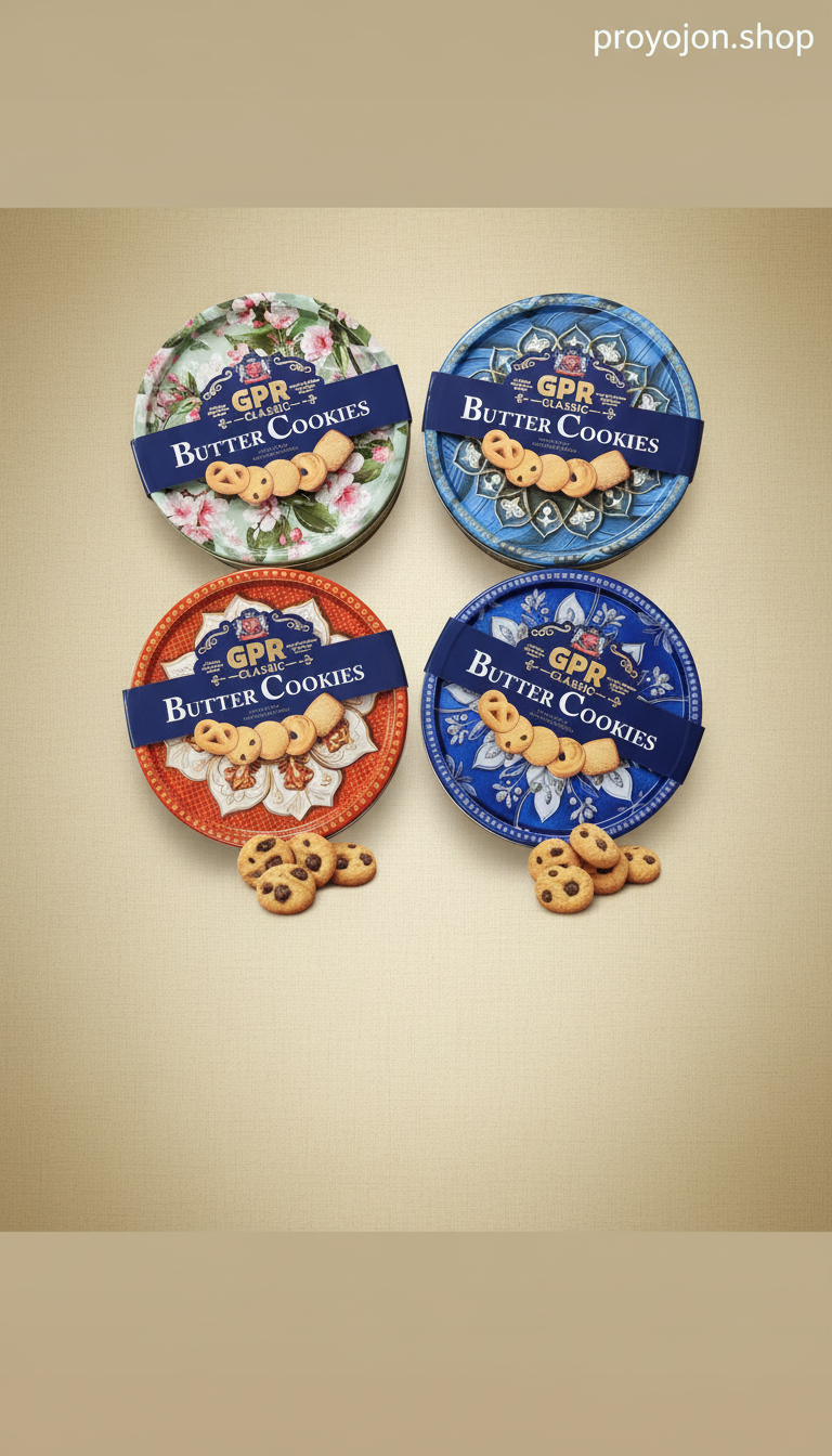 Classic Butter Cookie Tins